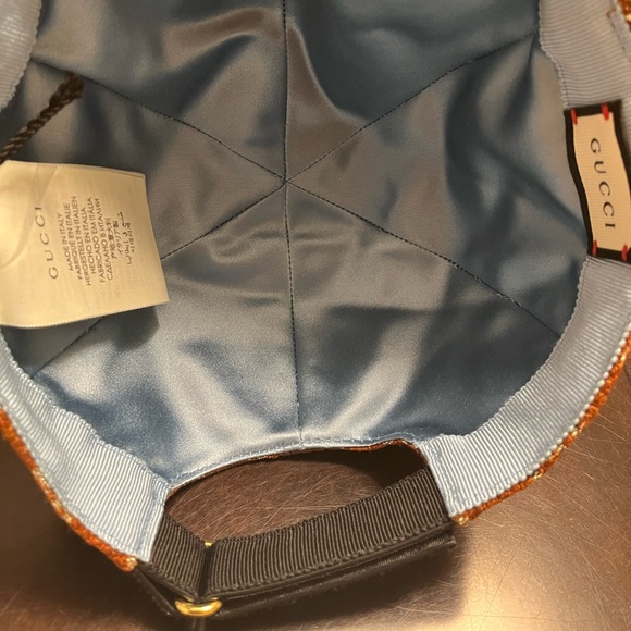 New Gucci GG Logo Monogram Baseball Hat - Picture 10 of 13